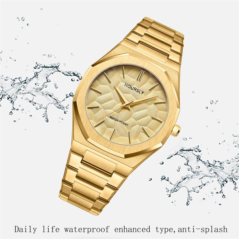 Watch For Men Original Top Brand All Black Stainless Steel Men's Wristwatch Classic Business Waterproof Japan Movement