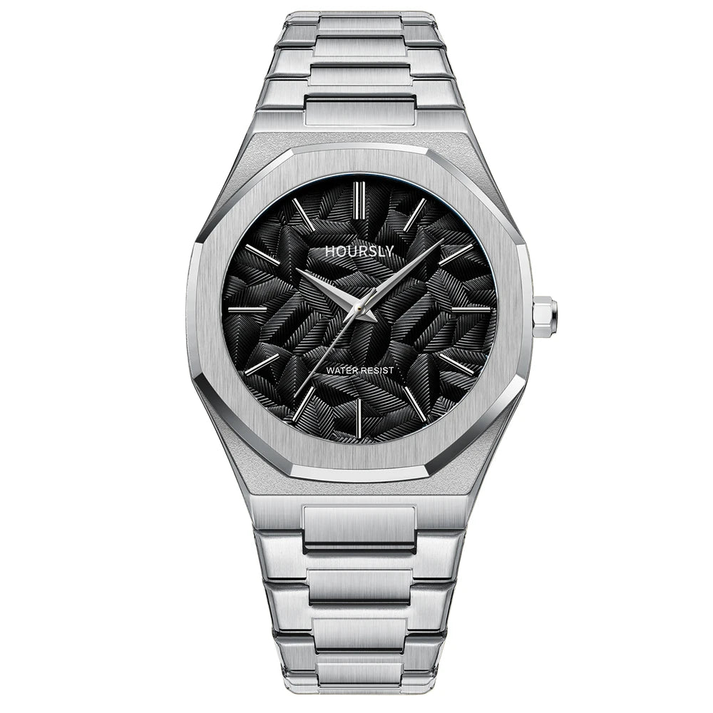 Watch For Men Original Top Brand All Black Stainless Steel Men's Wristwatch Classic Business Waterproof Japan Movement