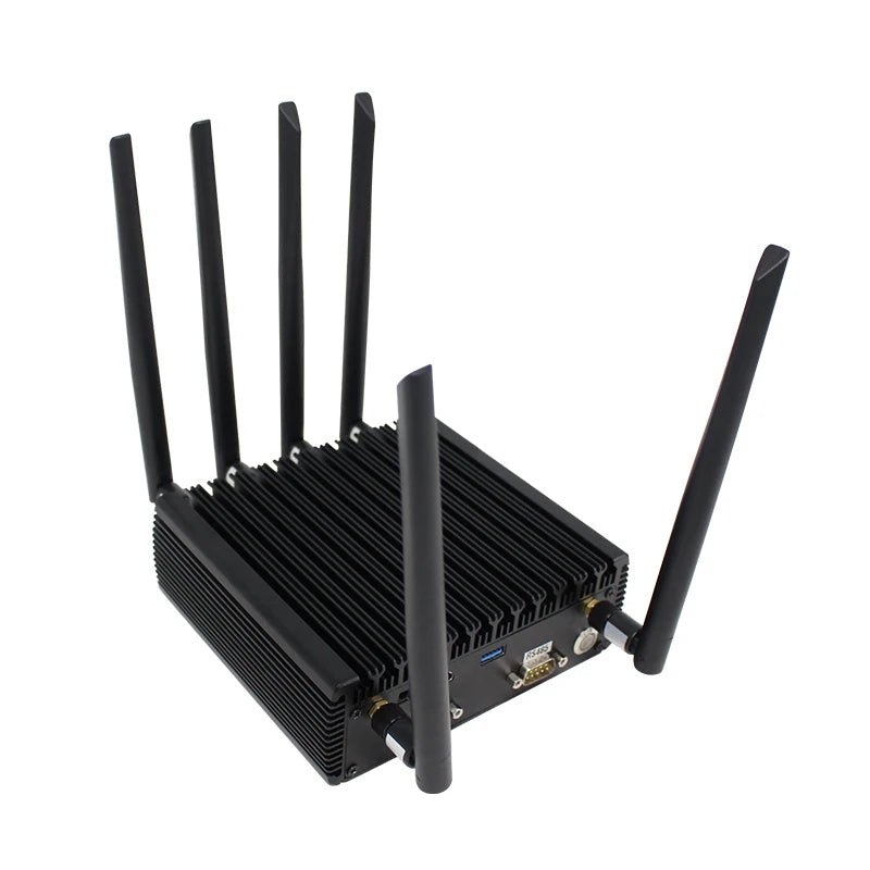 5G Industrial Mini PC, Intel Celeron N5100,16GB+512GB SSD, WiFi 5, BT 4.0, Gigabit Ethernet, Windows 10 Pro, Fanless