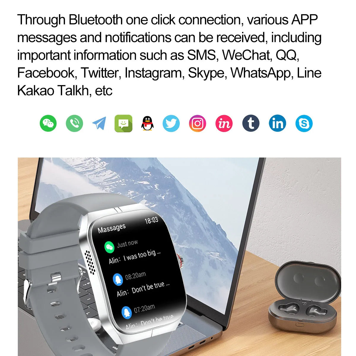 New AMOLED Screen Men Women Sports Health Watches Blue Tooth Call NFC Heart Rate Voice Assistant Smartwatch Waterproof  Music