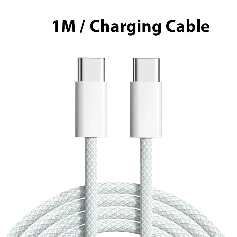 PD 40W Charger USB C Fast Charging Cable For iPhone 17 16 15 Pro Max Air Mini Type C Data line Quick Phone Charger Power Adapter