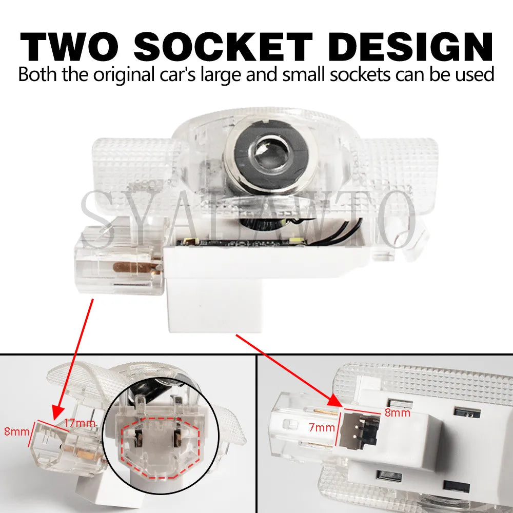 LED Car Door Logo Projector Welcome Ghost Shadow Light Accessories For LEXUS RX ES GX LS LX IS GS RC UX Series IS250 IS300 IS350