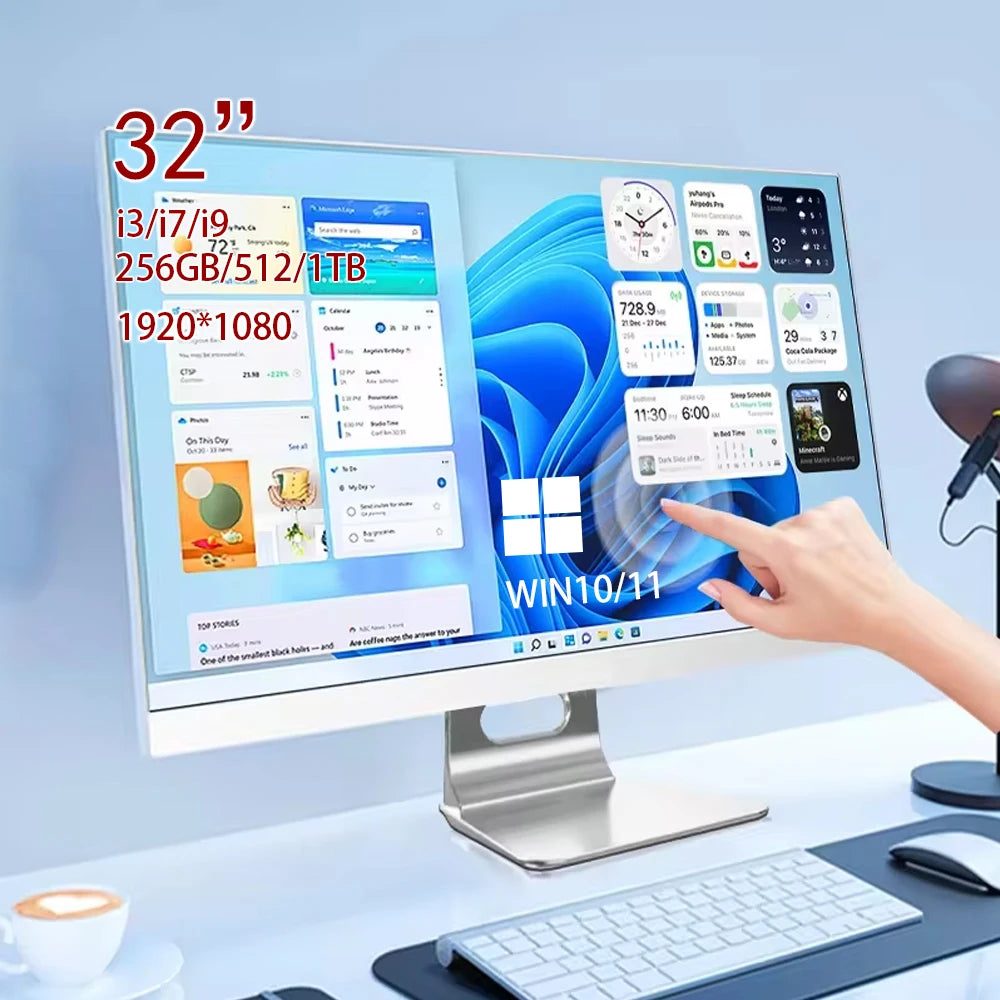 All In One Pc Computer Processors Core I5 8gb+256gb Oem Computer All In One Pc For Student And Company