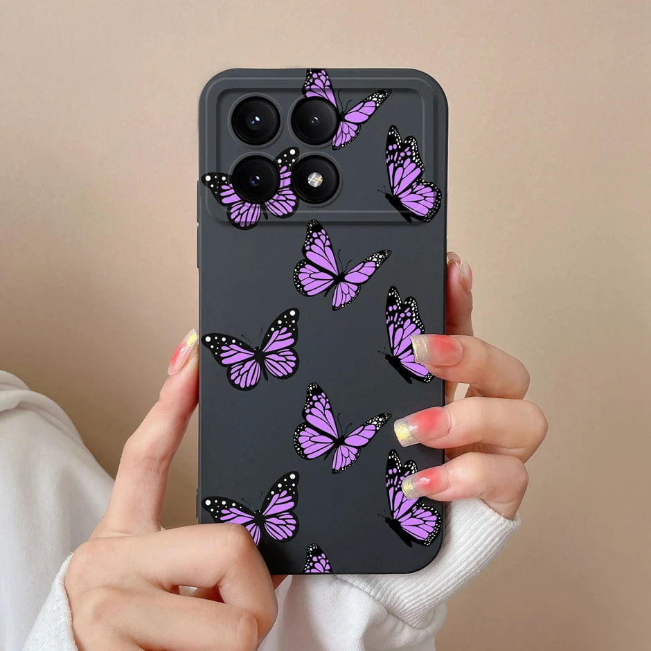 For Xiaomi Poco X6 Pro 5G Phone Case Cute Cartoon Cats Silicone Soft Protective Cover For XiaomiPocoX6 X 6 X6Pro 5G Bumper Coque