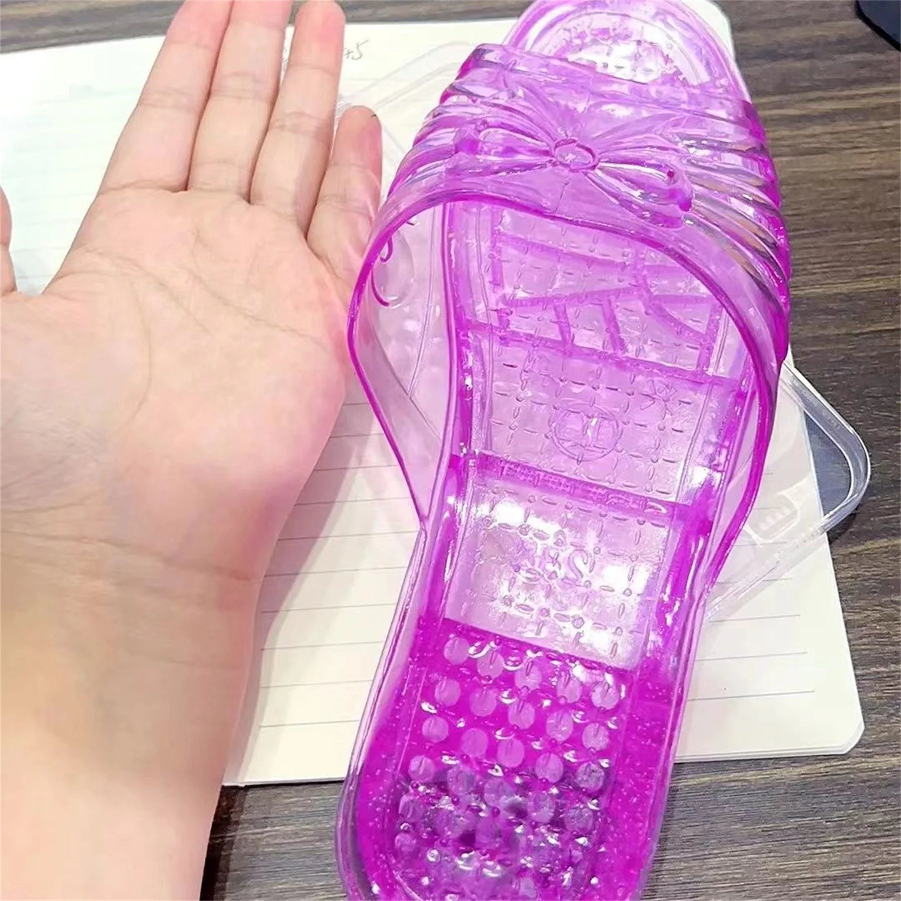 Funny Shoe Case Korean Cute 3D Crystal Slipper Phone Case For iPhone 15 14 13 12 11 Pro Max Kawaii Shockproof Back Cover Funda