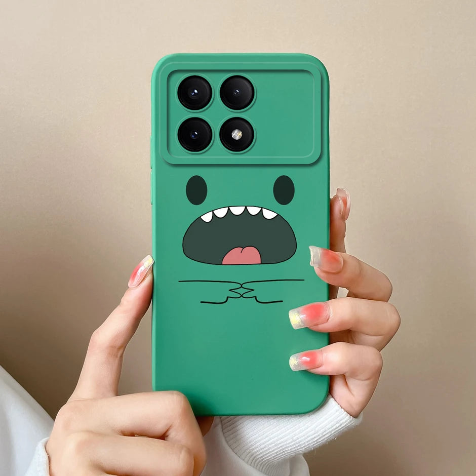 For Xiaomi Poco X6 Pro 5G Phone Case Cute Cartoon Cats Silicone Soft Protective Cover For XiaomiPocoX6 X 6 X6Pro 5G Bumper Coque