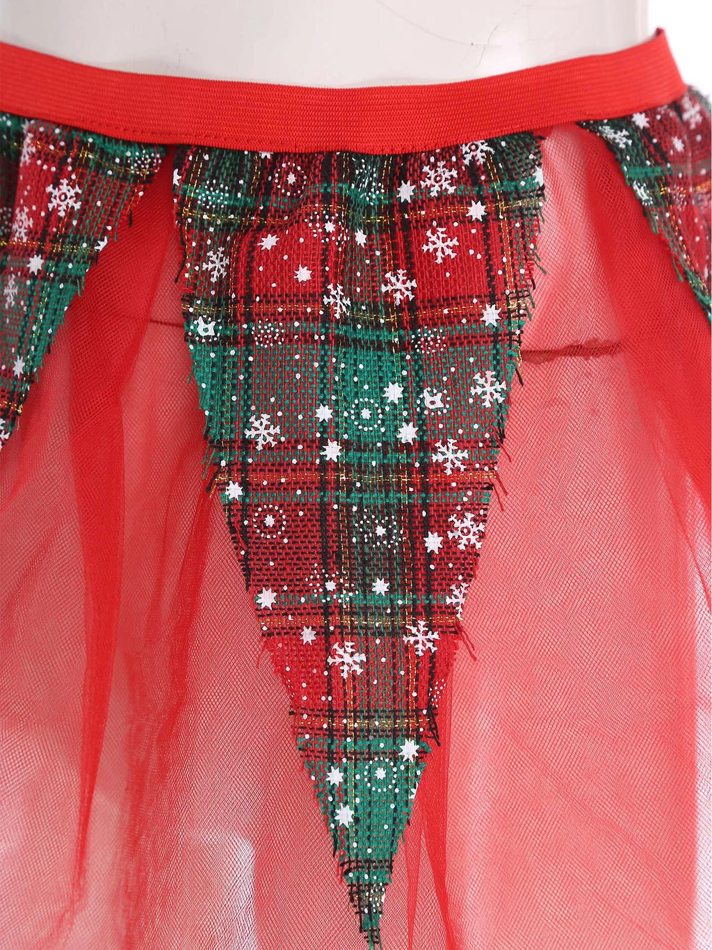 Womens Christmas Xmas Santa Claus Cosplay Lingerie Costume Set Halter Bra Top with Tulle Miniskirt Bowtie and Christmas Hat