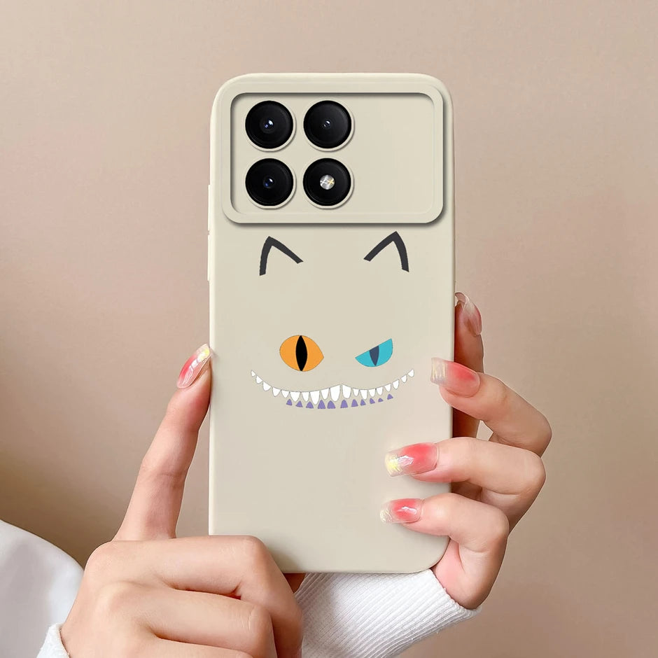 For Xiaomi Poco X6 Pro 5G Phone Case Cute Cartoon Cats Silicone Soft Protective Cover For XiaomiPocoX6 X 6 X6Pro 5G Bumper Coque