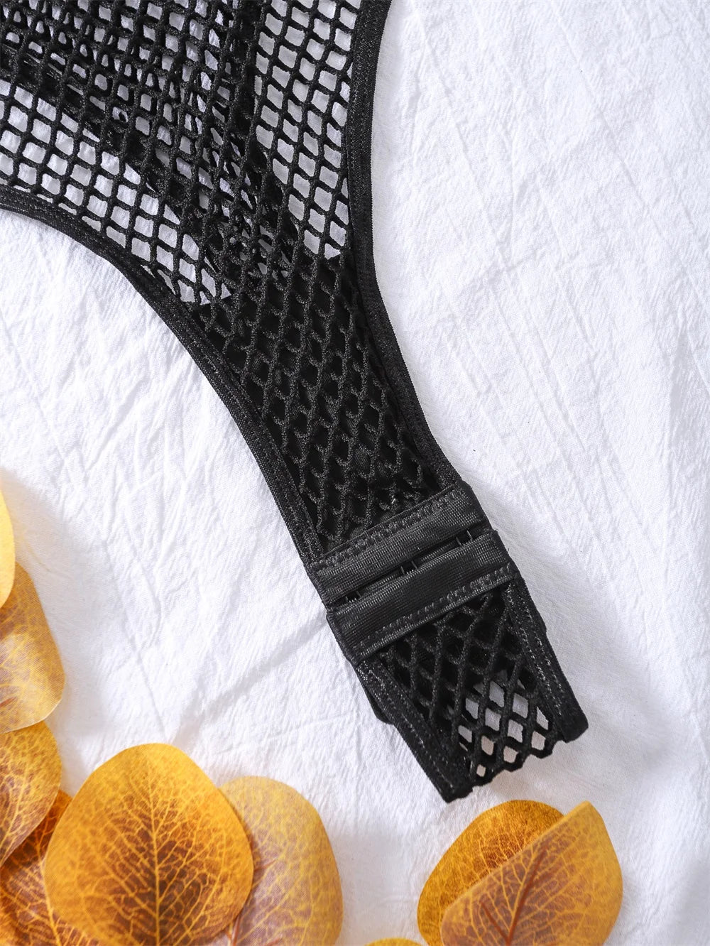 Erotic Bodysuit Fishnet Transparent Mesh Body Sensual See Through Sissy Crotch Open Tops Sexy Lingerie Women One-piece Jumpsuit