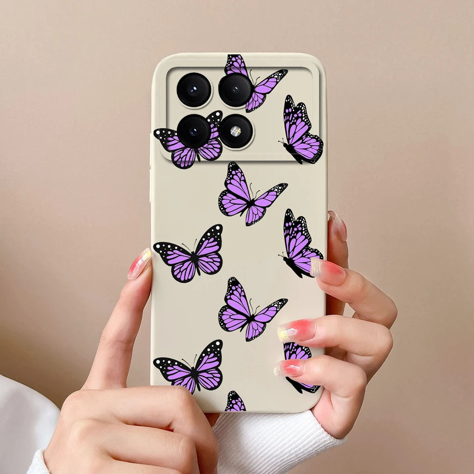 For Xiaomi Poco X6 Pro 5G Phone Case Cute Cartoon Cats Silicone Soft Protective Cover For XiaomiPocoX6 X 6 X6Pro 5G Bumper Coque