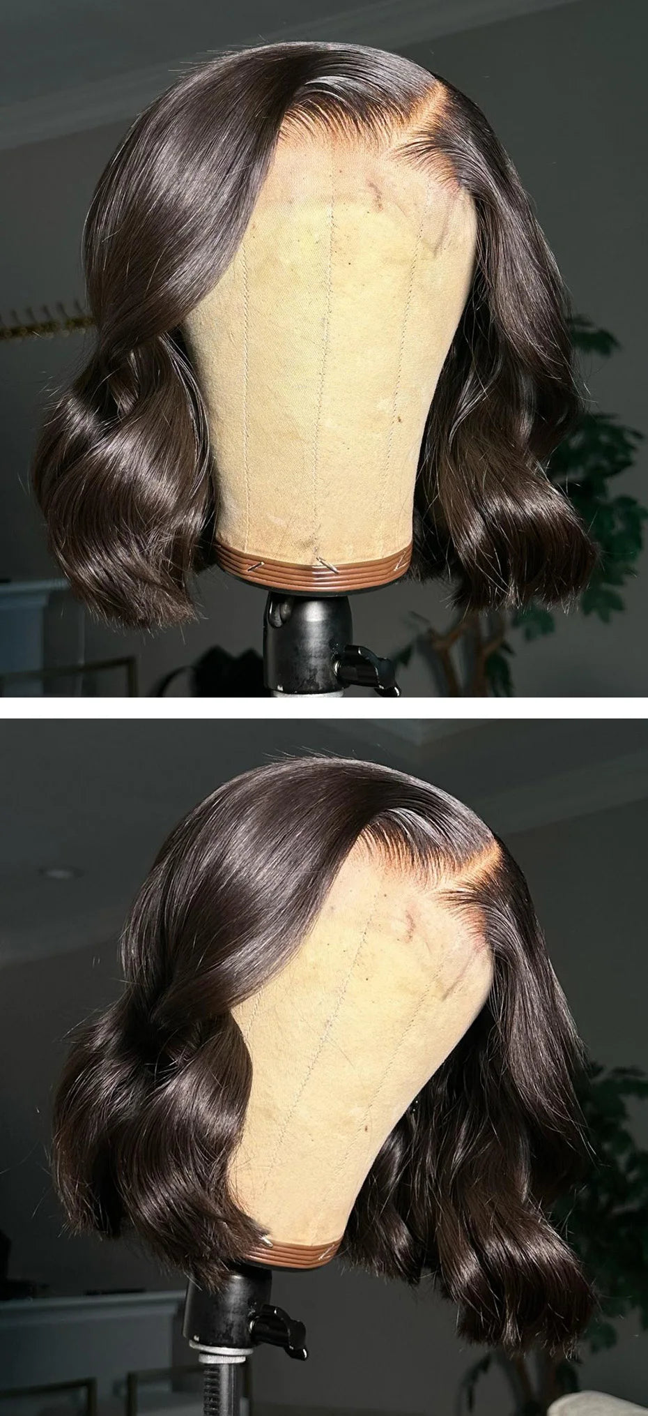 100 Raw Vietnamese Bone Straight 5x5 13x4 13x6 Glueless Wig Human Hair Ready to Wear Transparent Double Drawn Bob Wig Human Hair