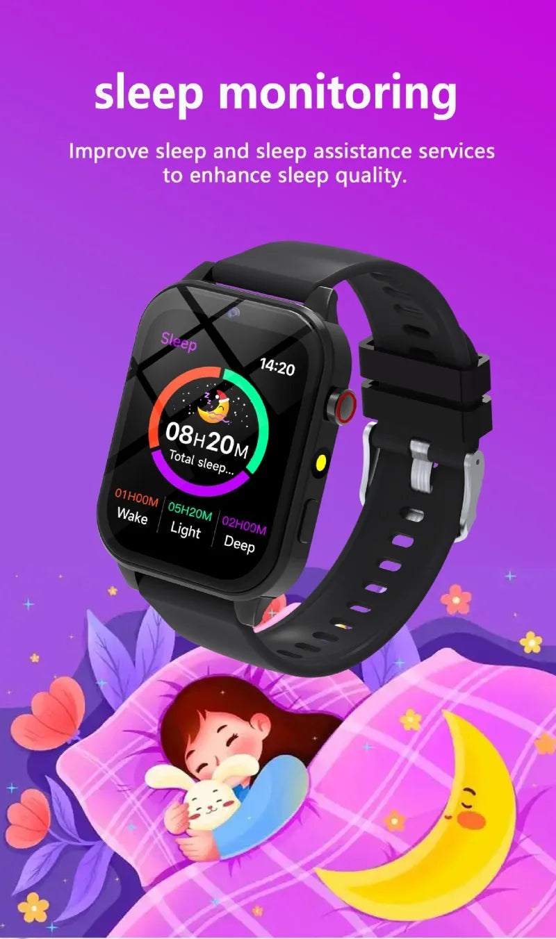 Children's Game Watch with Flashlight HD Color Screen Kids Bracelet Sleep Monitor Waterproof Smart Watch  Kids Birthday Gift