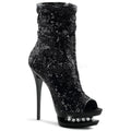 Blondie Glitter Sequin 5" Heel/BLK-R-1008-BSQ/M