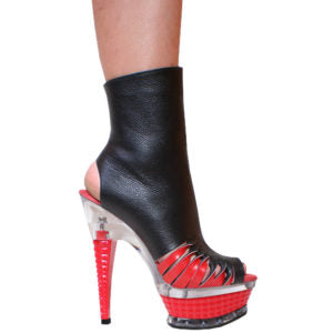 Red high-heeled shoe – stylish red stiletto heel for women